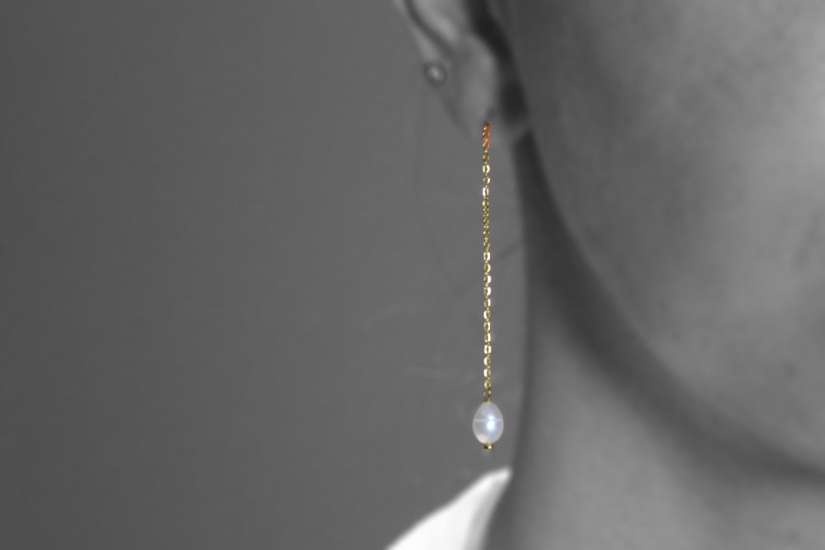 Albali gold earrings
