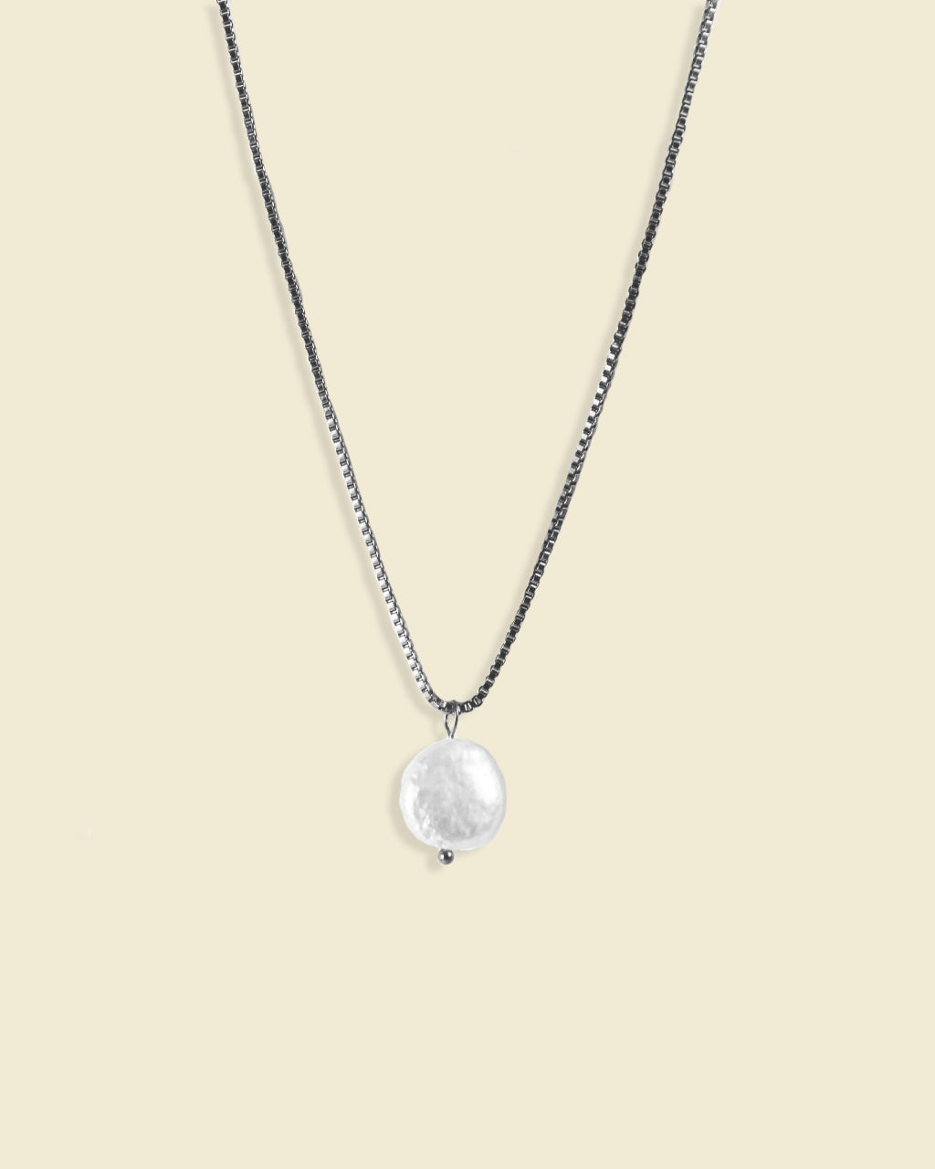 Algol silver necklace