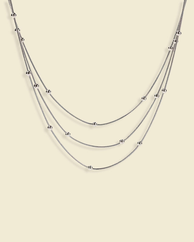 Chartan silver necklace