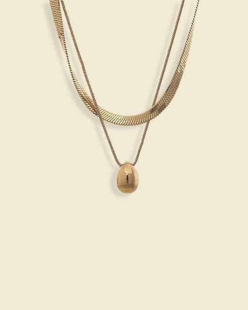 Dombay gold necklace