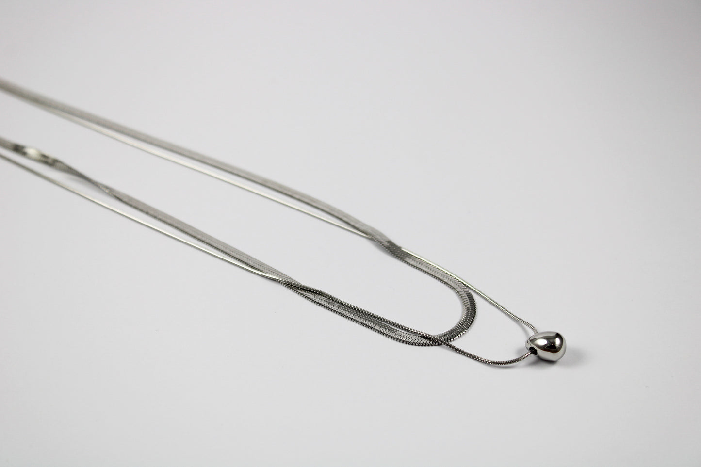 Dombay silver necklace
