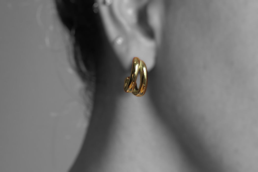 Golden Mizar earrings