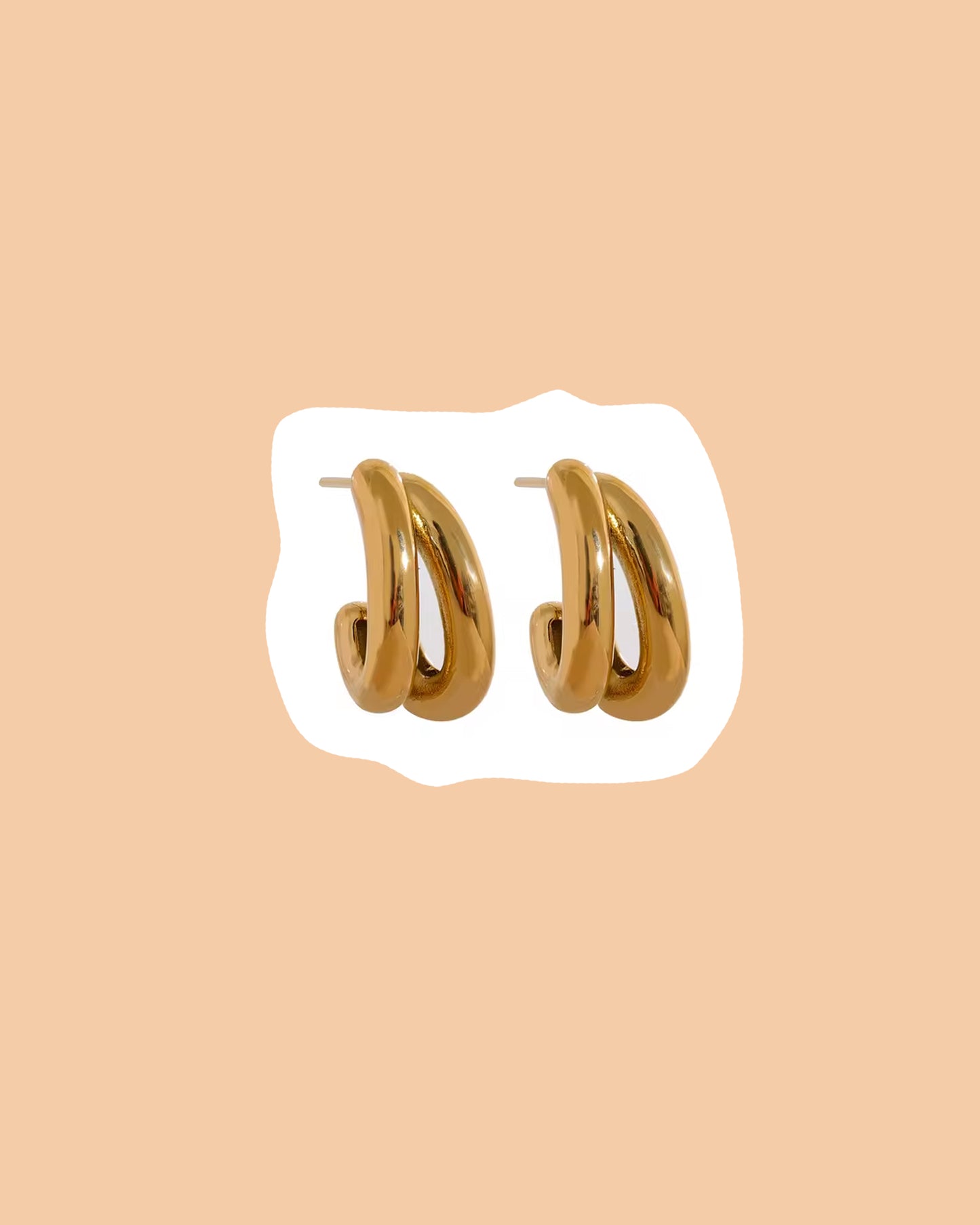 Golden Mizar earrings