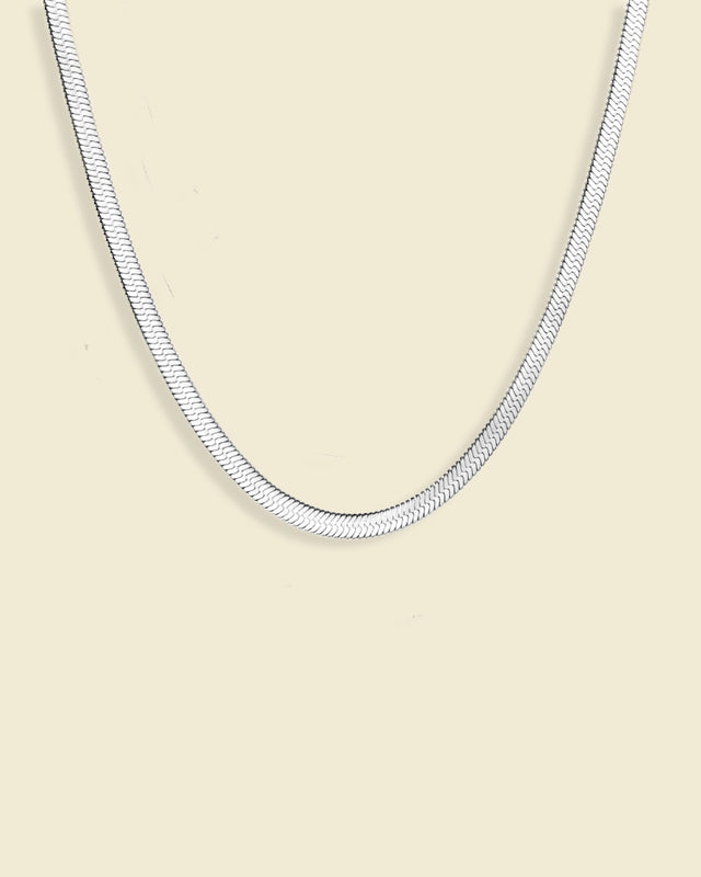 5mm silver snake chain