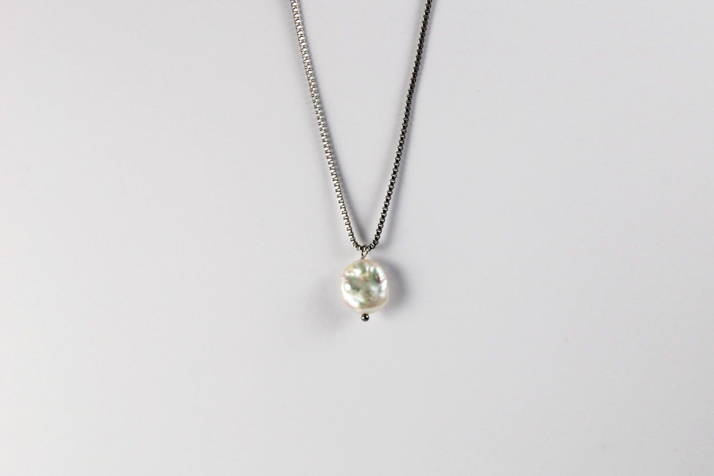 Algol silver necklace