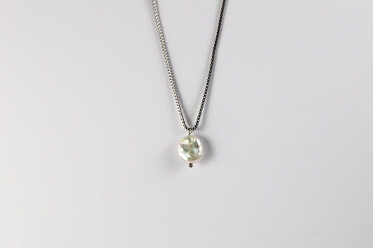 Algol silver necklace