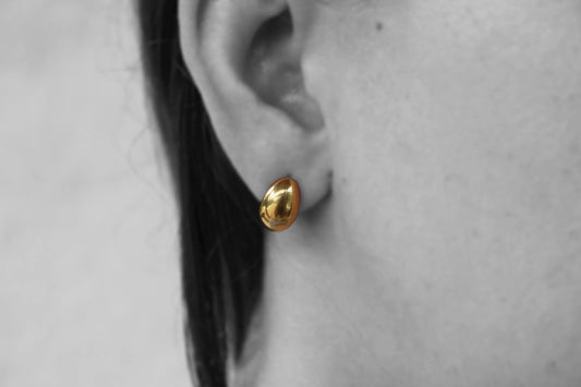Mini oval earrings