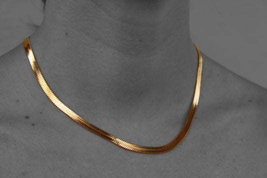 Golden snake chain 5mm