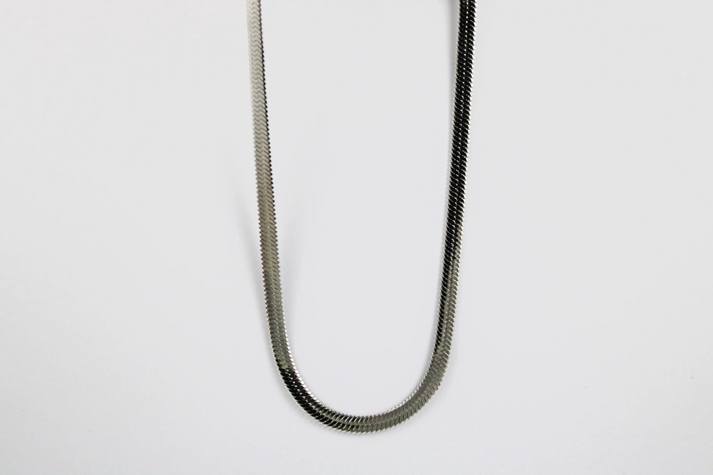 5mm silver snake chain