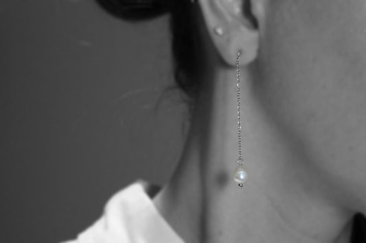Albali silver earrings
