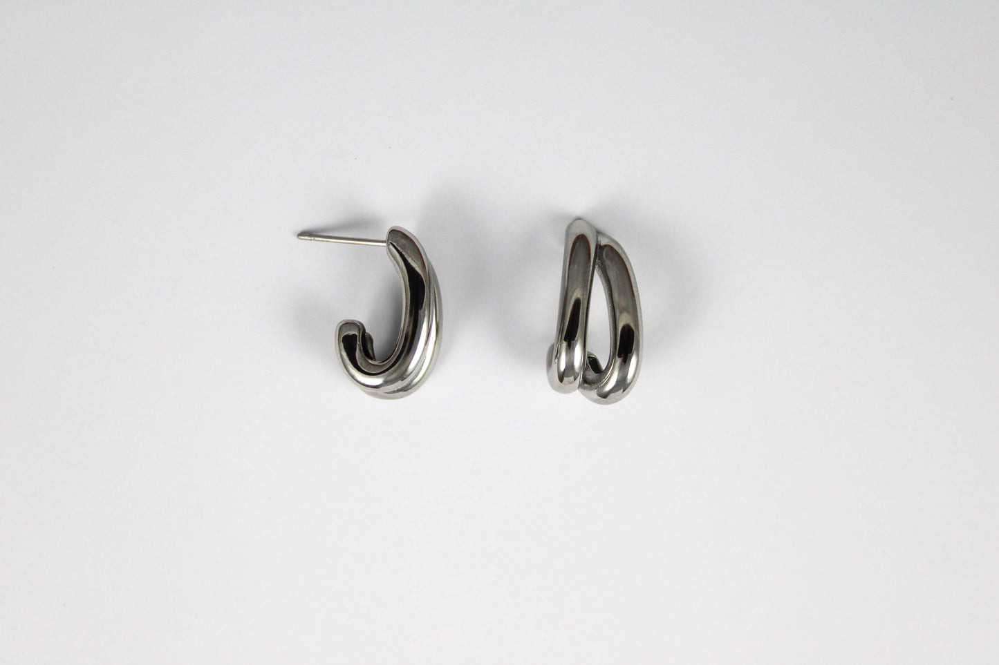 Mizar silver earrings