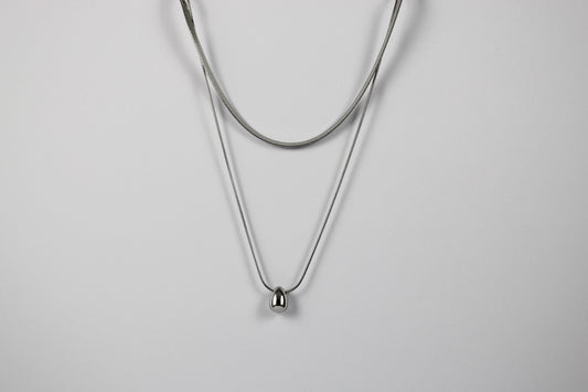 Dombay silver necklace